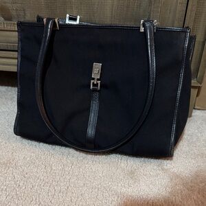 Vintage Gucci Bag with Silver Accents